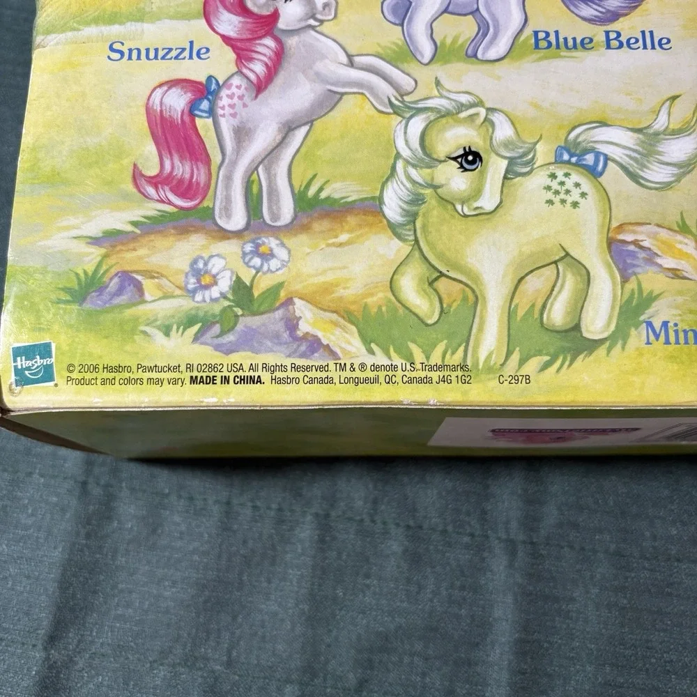 NOS My Little Pony 25th‎ Anniversary Collection Snuzzle Blossom Minty Set 3